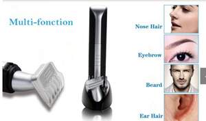 2 in 1 Waterproof Men Trimmer Nose Hair Shaver